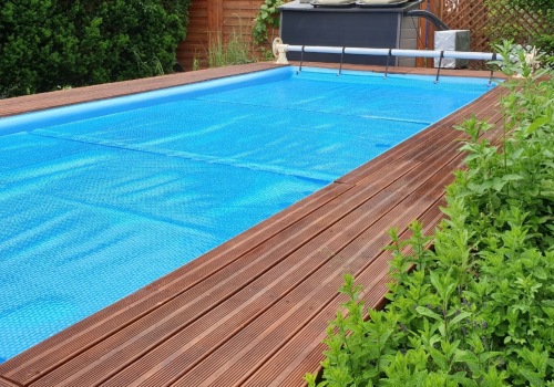 What material are solar pool covers made of?